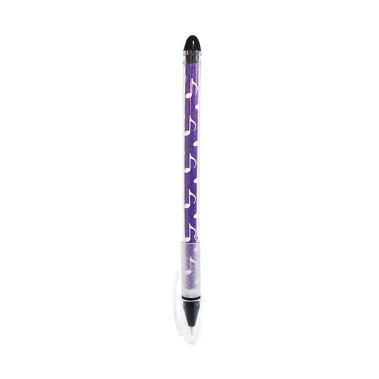Ball Pen with Lid - Purple Quavers