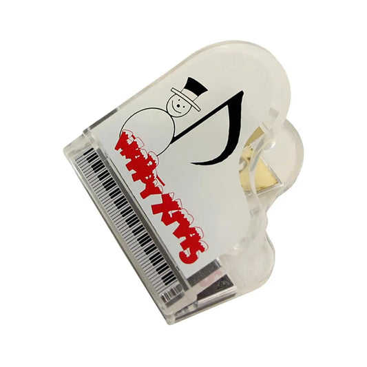 Pickboy Clip - Piano Shape Snow Man Design