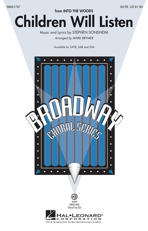 Children Will Listen — ShowTrax CD, arr. Mark Brymer (Hal Leonard)