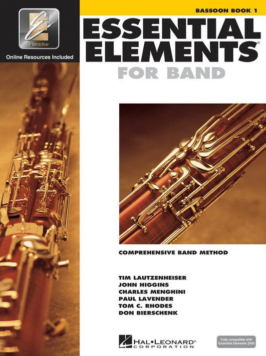 Essential Elements for Band Book 1 — Bassoon (Hal Leonard)