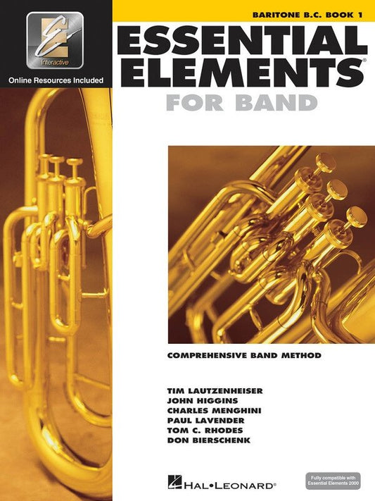 Essential Elements for Band, Book 1 — Baritone/Euphonium Bass Clef (Hal Leonard)