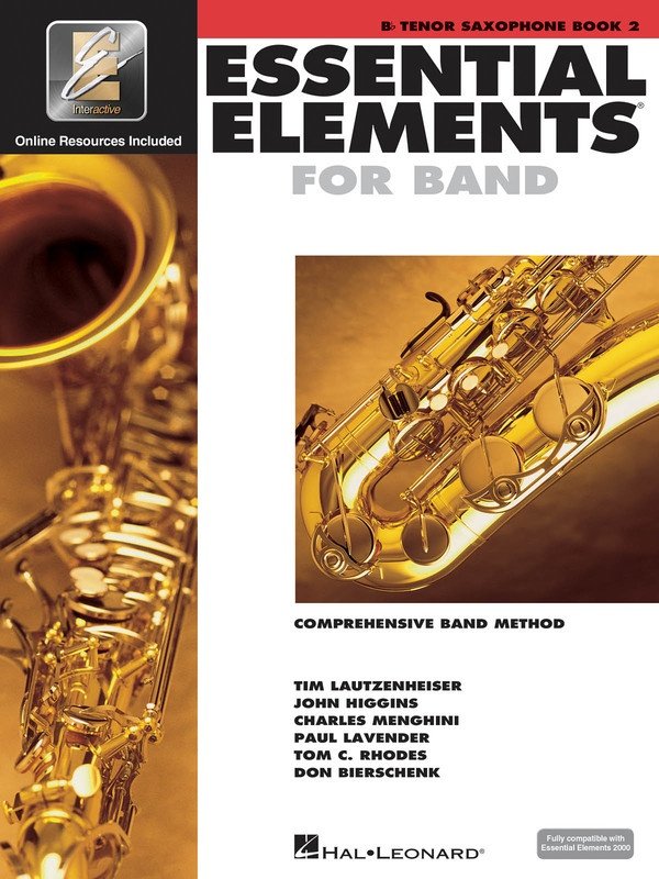 Essential Elements for Band, Book 2 — Tenor Saxophone (Hal Leonard)
