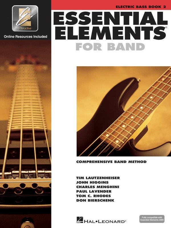 Essential Elements for Band, Book 2 — Electric Bass — Book/Online Media (Hal Leonard)