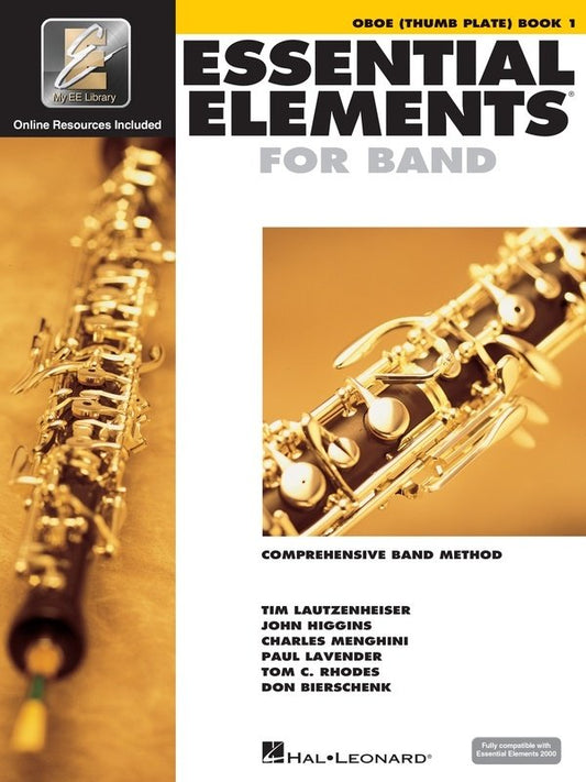 Essential Elements 2000, Vol. 1 — Oboe Thumb/Plate, Book/Online Audio (Hal Leonard)