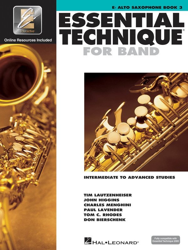 Essential Technique for Band, Vol. 3 — Alto Saxophone (Hal Leonard)