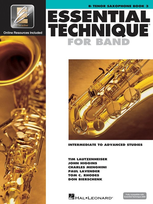 Essential Technique for Band, Vol. 3 — Tenor Saxophone (Hal Leonard)