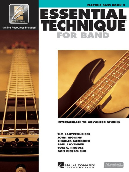 Essential Technique for Band, Vol. 3 — Electric Bass (Hal Leonard)