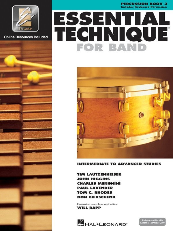 Essential Technique for Band, Vol. 3 — Percussion (Hal Leonard)