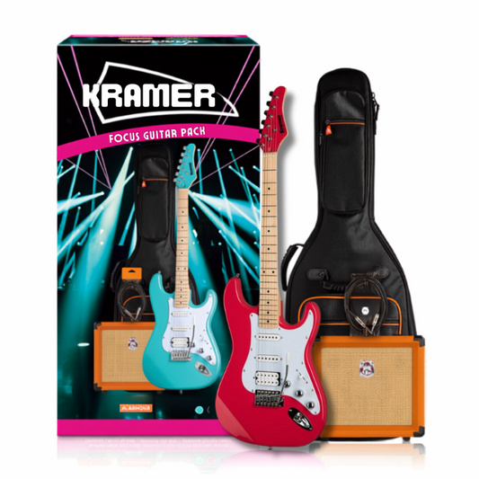 Kramer Focus VT-211S Guitar Pack with Crush & Access Red
