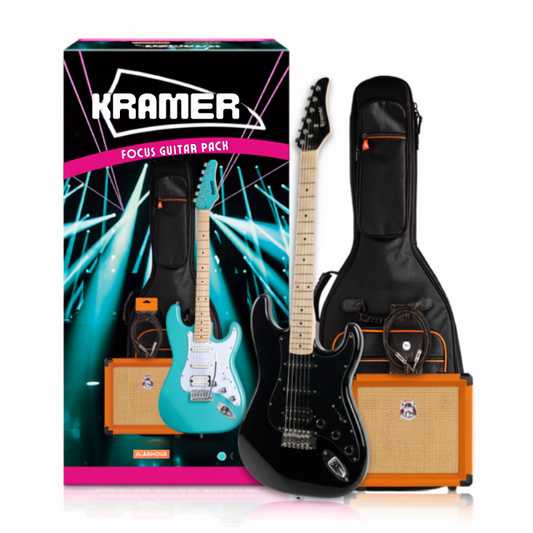 Kramer Focus VT-211S Pack with Crush & Accessories Black
