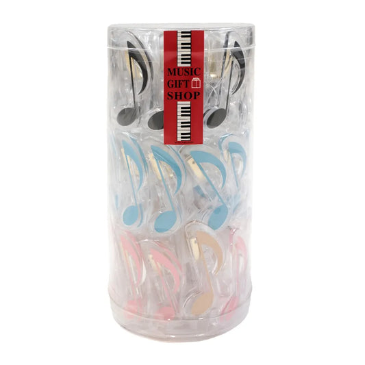 Pickboy 8th Note Shape Clips Tub of 50