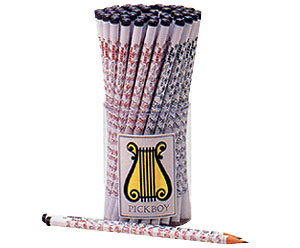 Pickboy Pencils-Music Print Tubof60
