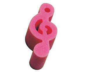 Pickboy Erasers-Clef Shape Tubof80