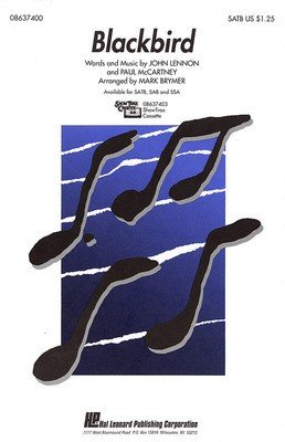 Blackbird — SAB, arr. Brymer (Hal Leonard)