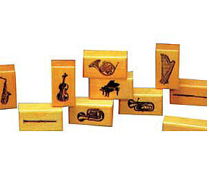 Pickboy Rubber Stamp- Piano S-50