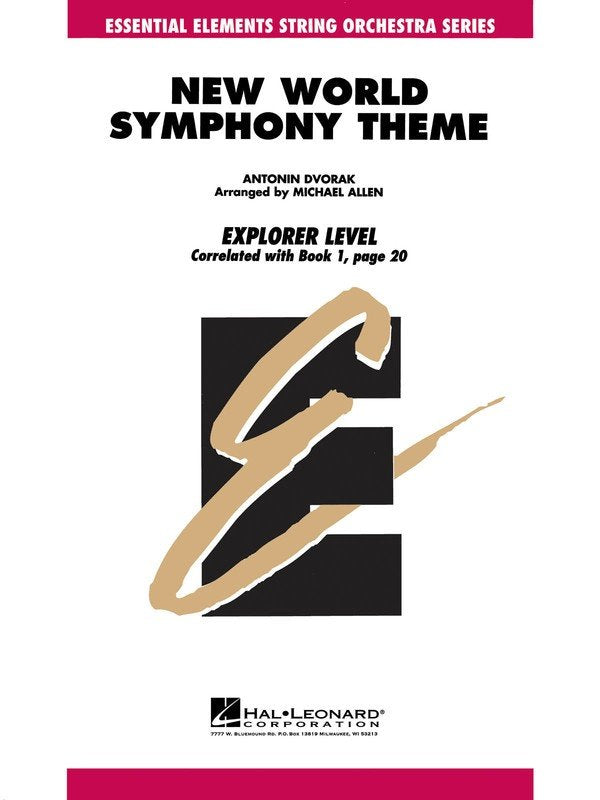 New World Symphony Theme — String Orchestra Grade 0.5, Score & Parts (Hal Leonard)