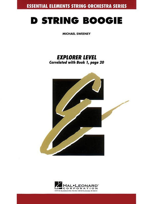 D String Boogie — String Orchestra Grade 0.5, Score & Parts (Hal Leonard)