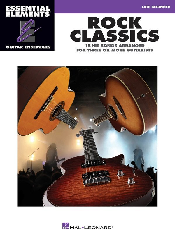Rock Classics EE Guitar Ensemble for Late Beginners