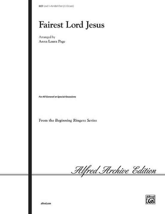 Fairest Lord Jesus Handbell