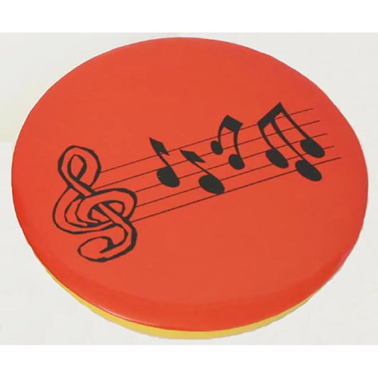 Red Money Deposit Can with Music and Pop-Out Stand, 16cm Diameter
