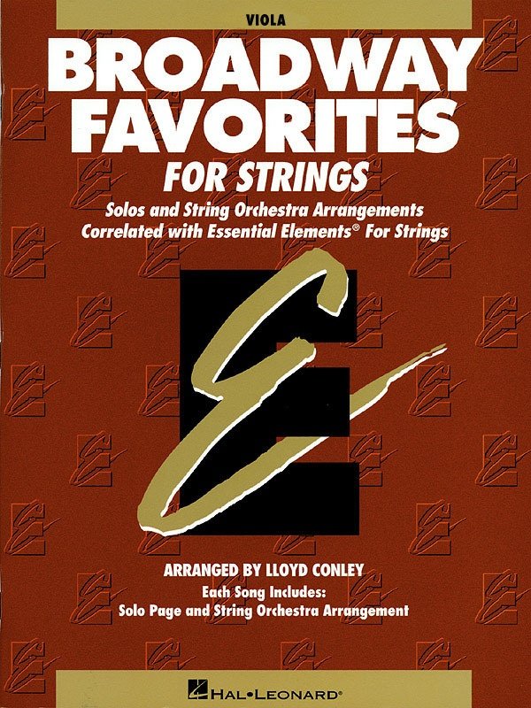 Essential Elements Broadway Favorites for Strings — Viola (Hal Leonard)