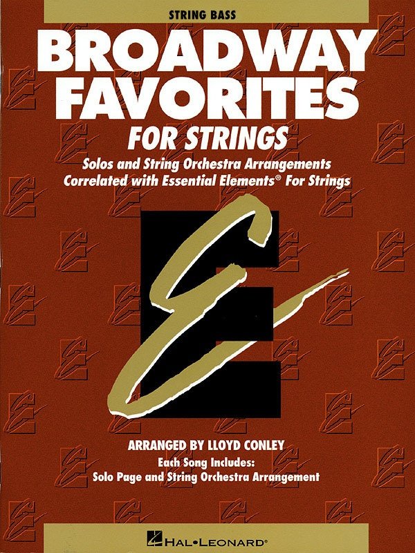 Essential Elements Broadway Favorites for Strings — Double Bass (Hal Leonard)