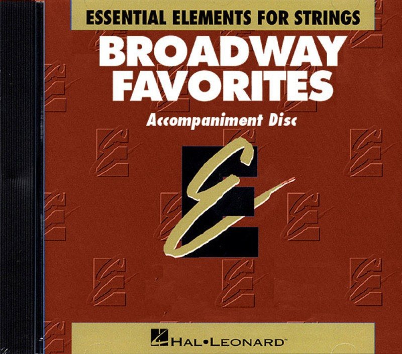 Essential Elements Broadway Favorites for Strings — Accompaniment CD (Hal Leonard)