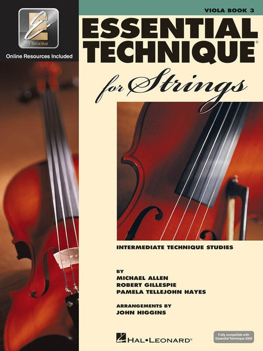 Essential Technique for Strings Book 3 — Viola (Hal Leonard)
