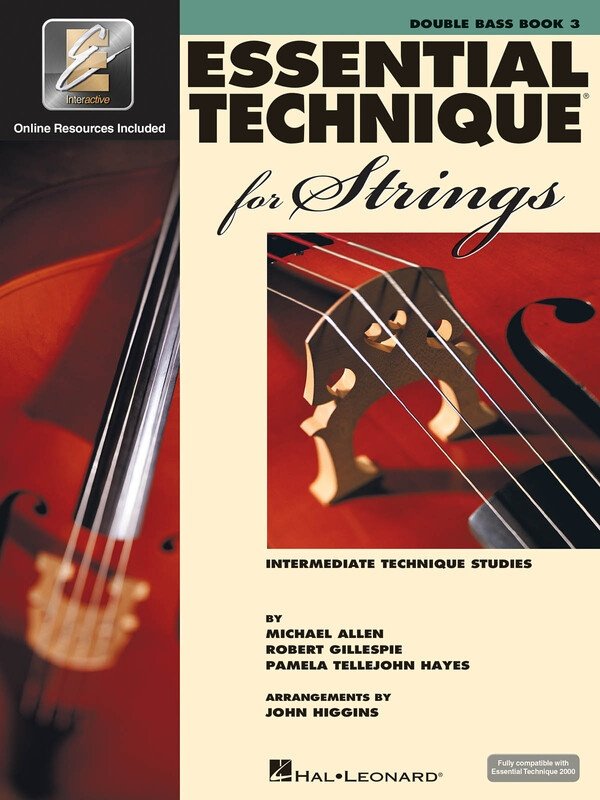 Essential Technique for Strings Book 3 — Double Bass (Hal Leonard)