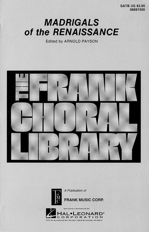 Madrigals Of Renaissance SATB