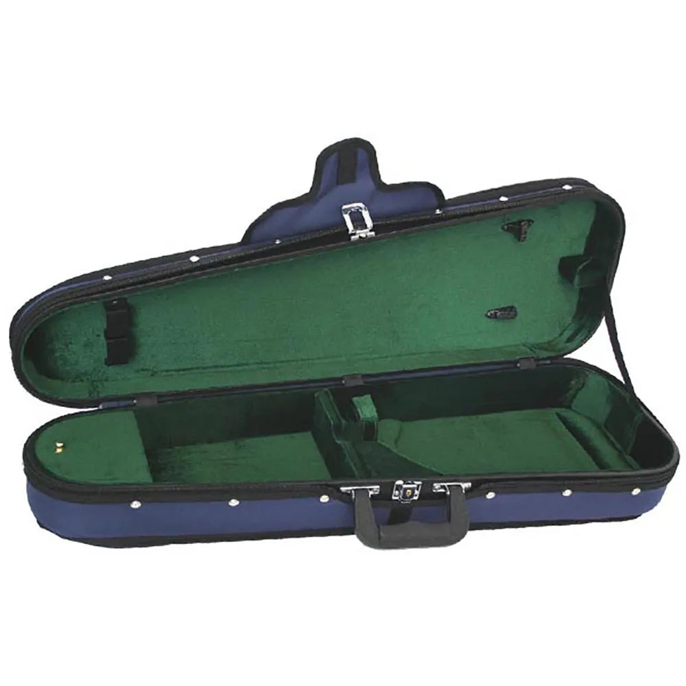 FPS Shaped Violin Case Woodshell Suspension 4/4 Navy Blue