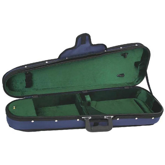 FPS Shaped Violin Case Woodshell Suspension 1/16 Navy Blue