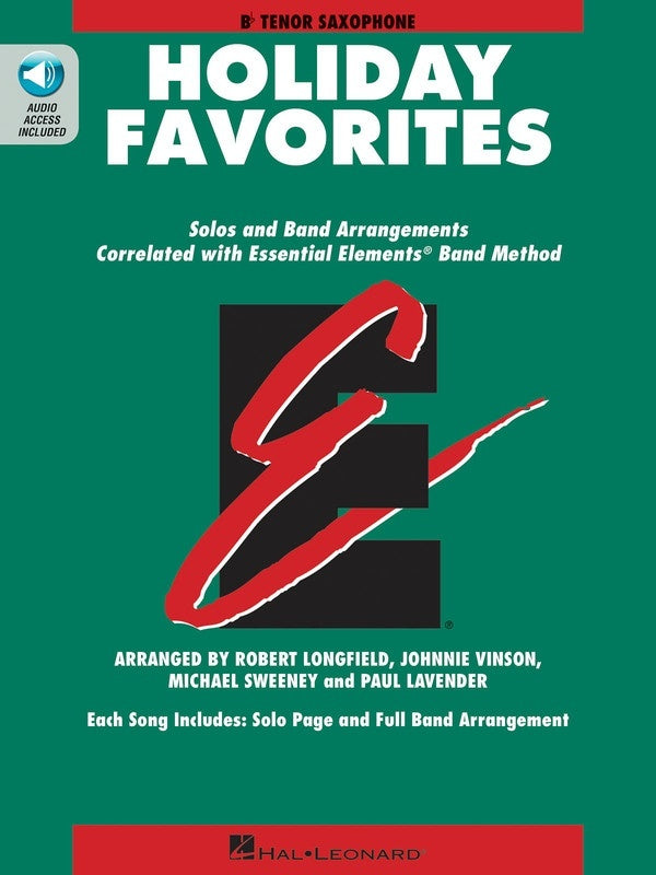 Holiday Favorites Tenor Sax Ee