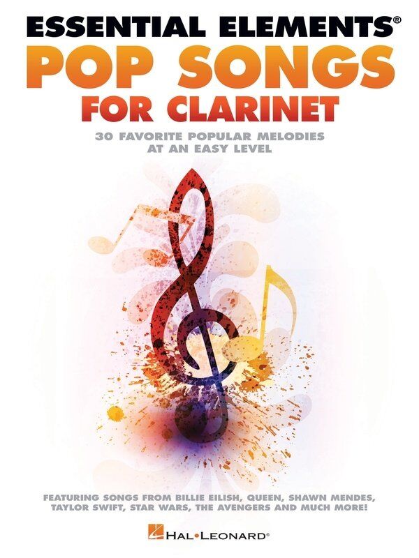 Essential Elements Pop Songs for Clarinet by Hal Leonard