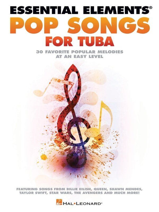 Essential Elements Pop Songs for Tuba - 30 Easy Melodies for Tuba Students