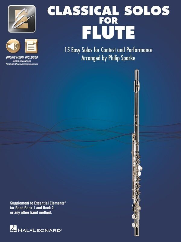 Classical Solos for Flute with Online Audio & Printable Piano Accompaniments