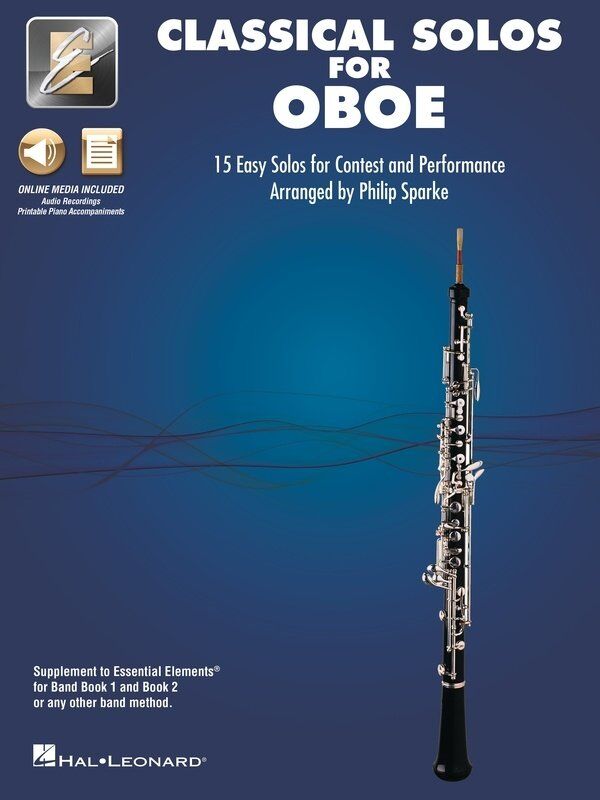 Classical Solos for Oboe with Online Audio & Printable Piano Accompaniments