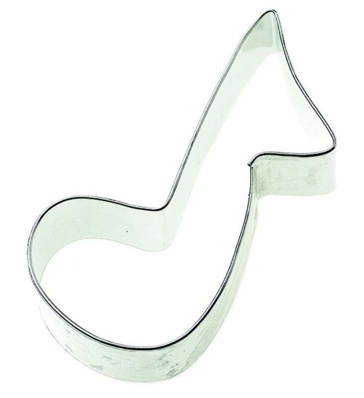 8th Note Shaped Cookie Cutter