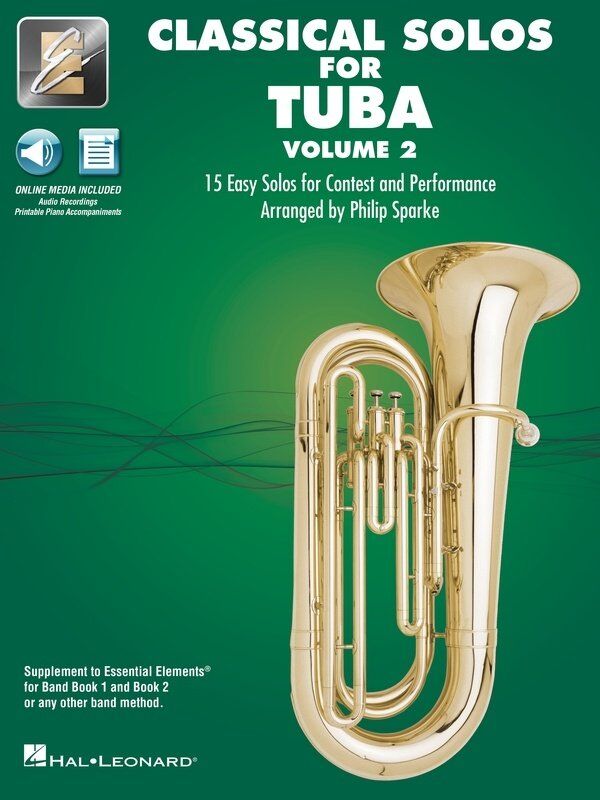 Classical Solos for Tuba Volume 2 with Online Audio & Printable Piano Accompaniments