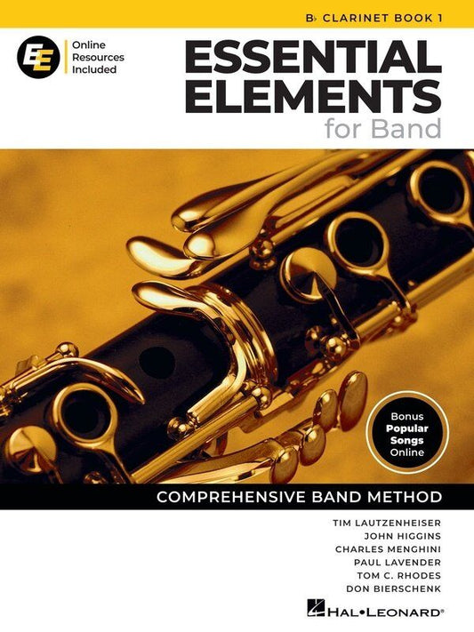 Essential Elements for Band - Bb Clarinet Book 1 by Hal Leonard