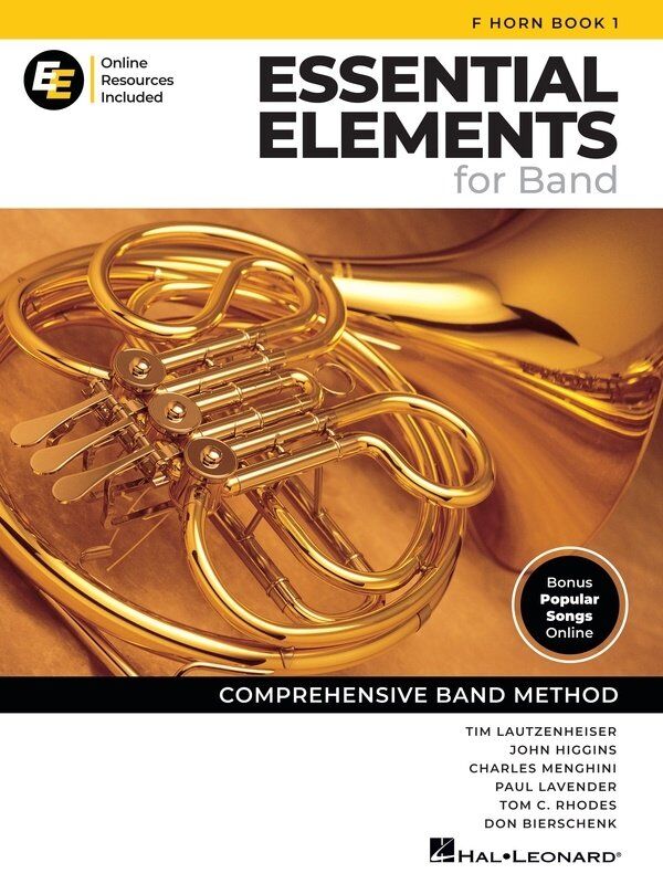 Essential Elements for Band - F Horn Book 1 by Hal Leonard