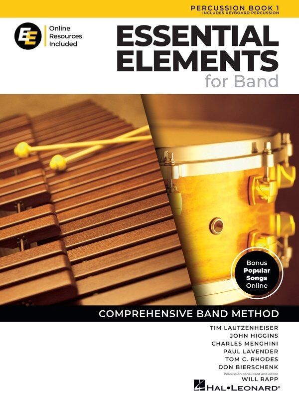 Essential Elements for Band - Percussion Book 1 by Hal Leonard
