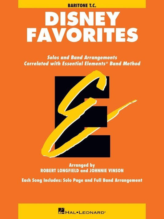 Disney Favorites Baritone T.C. - Essential Elements Band Folios