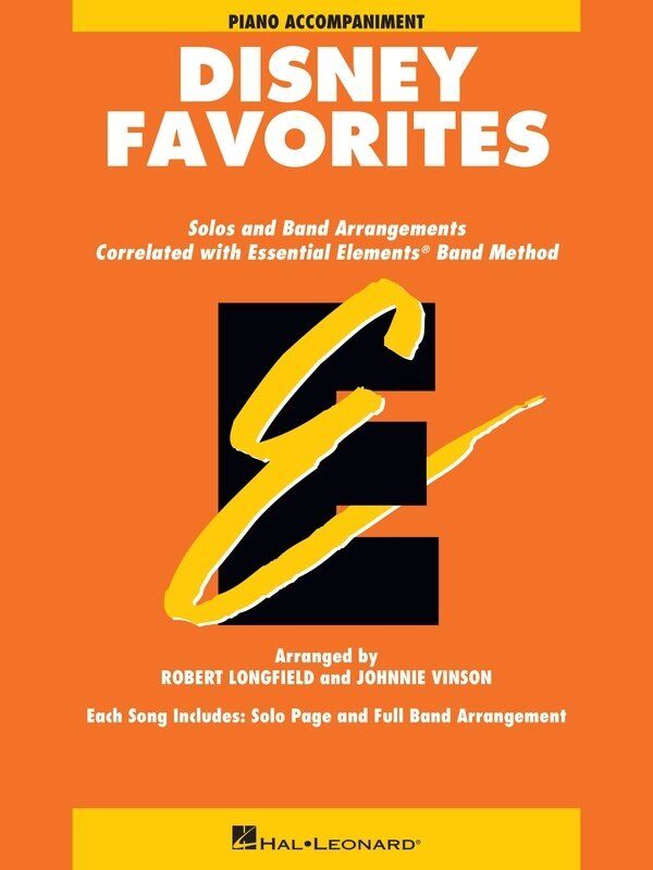 Disney Favorites Piano Accompaniment - Essential Elements Series