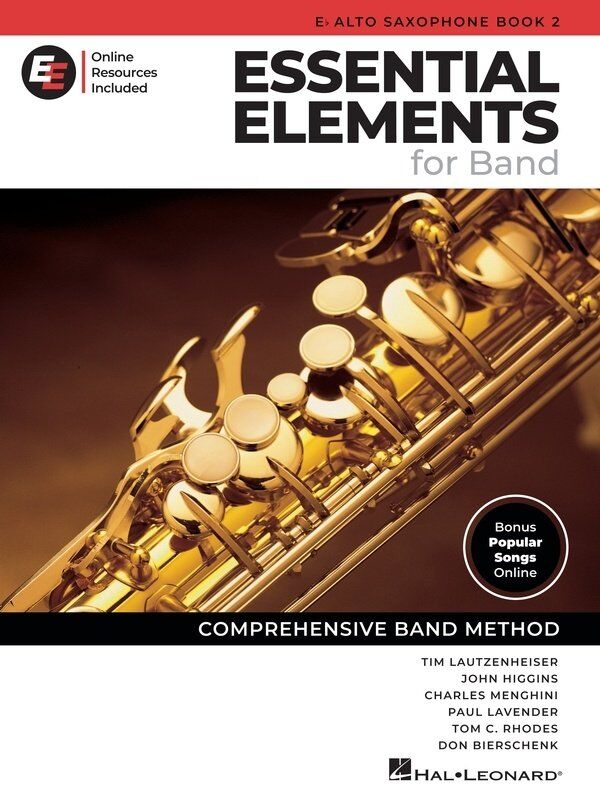 Essential Elements for Band - Eb Alto Sax Book 2 by Hal Leonard