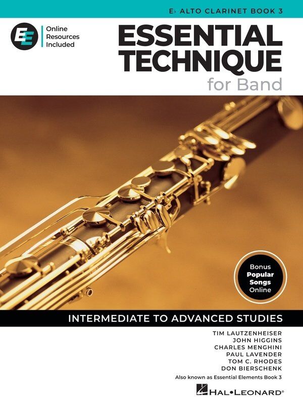 Essential Technique for Band - Eb Alto Clarinet Book 3 by Hal Leonard