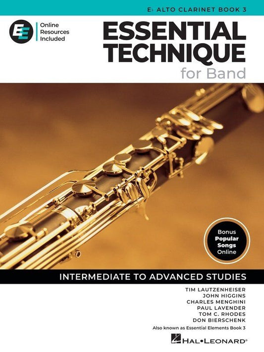 Essential Technique for Band - Eb Alto Clarinet Book 3 by Hal Leonard