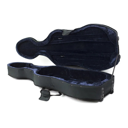 TG Lightweight Cello Case with Wheels - Black 4/4, 600D Oxford Fabric, Internal Dimensions: 127cm x 39cm x 48cm, Weight: 3.5kg — view 2
