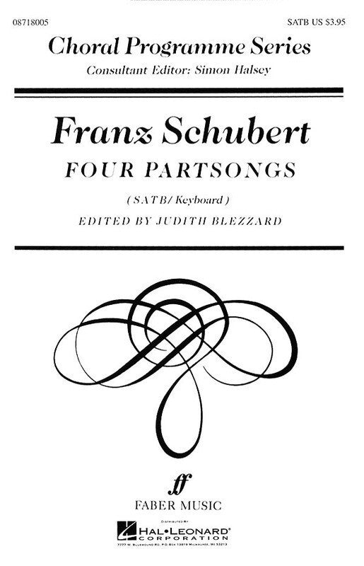 Four Partsongs SATB Keyboard