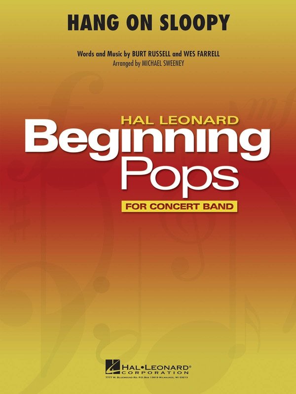 Hang On Sloopy — Concert Band Grade 1 arr. Michael Sweeney, Score & Parts (Hal Leonard)